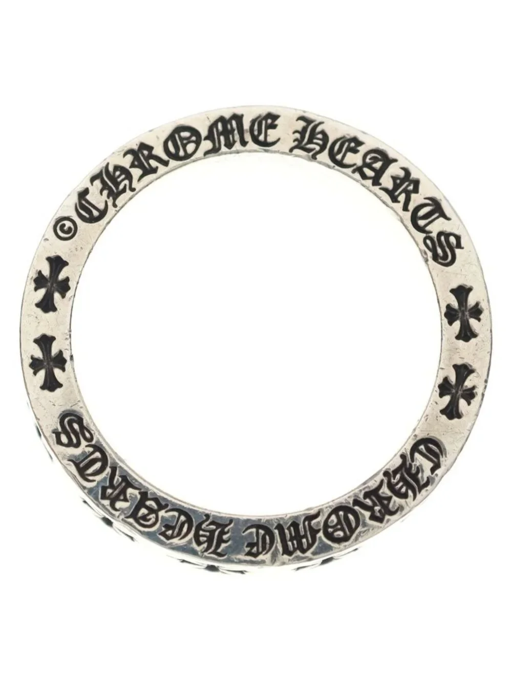 Chrome Hearts Spacer Forever Ring Silver